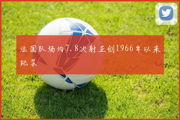 法国队场均7.8次射正创1966年以来纪录